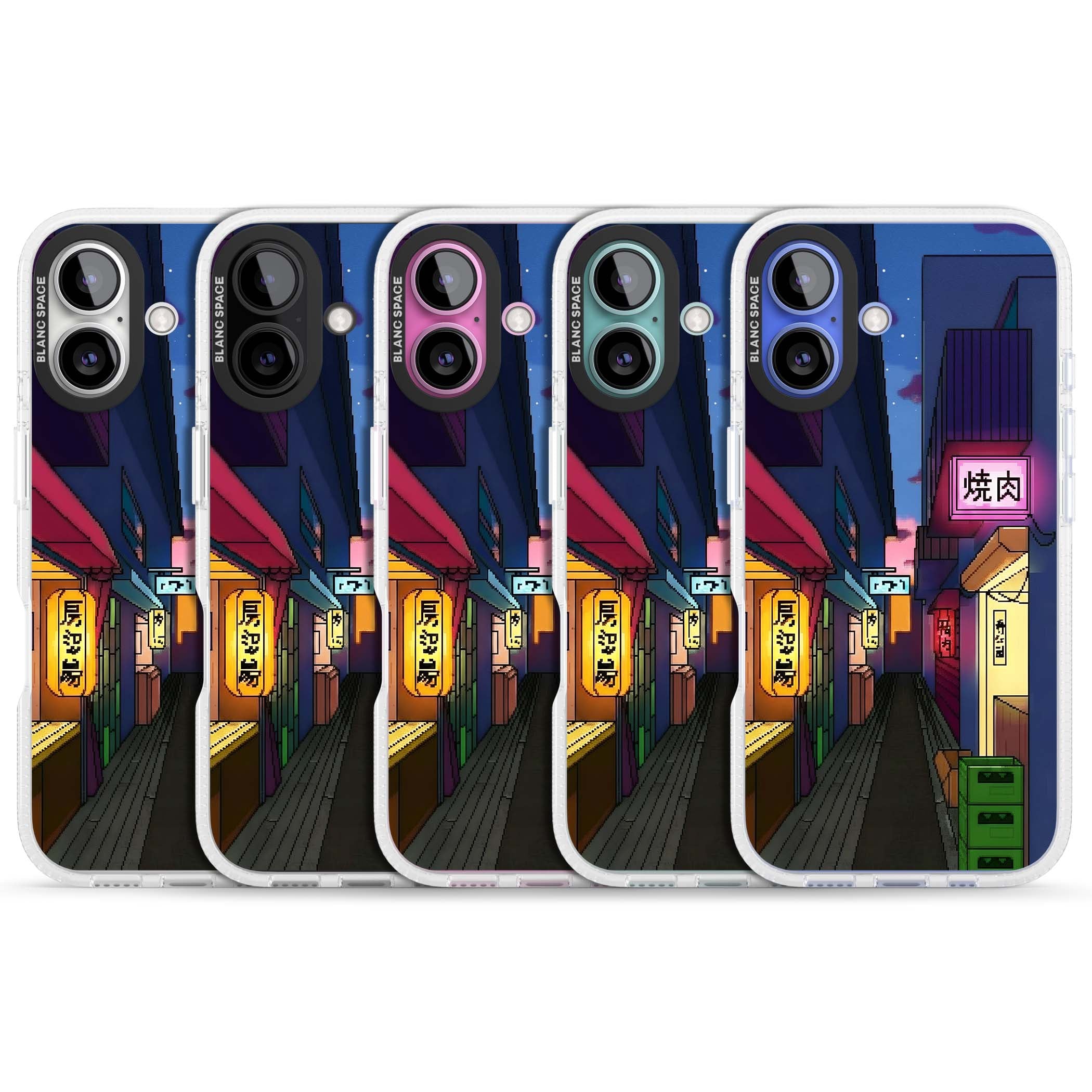 Nights In The Yokocho for him iPhone case | Clear Case Impact Air case for iPhone 16, iPhone 16 Plus