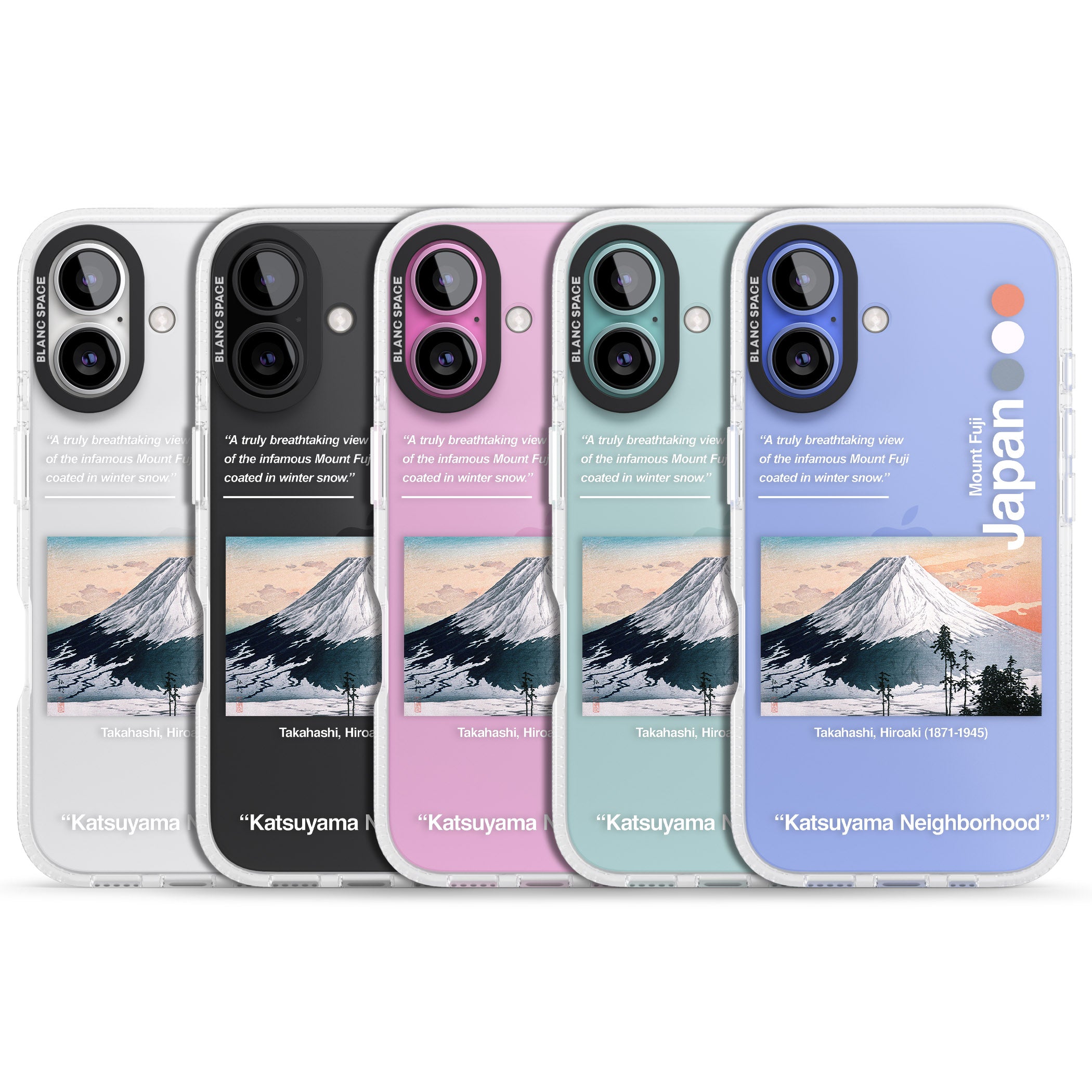 Katsuyama Neighborhood iPhone 16 / 16 Plus Clear Case Impact Air - Blanc Space