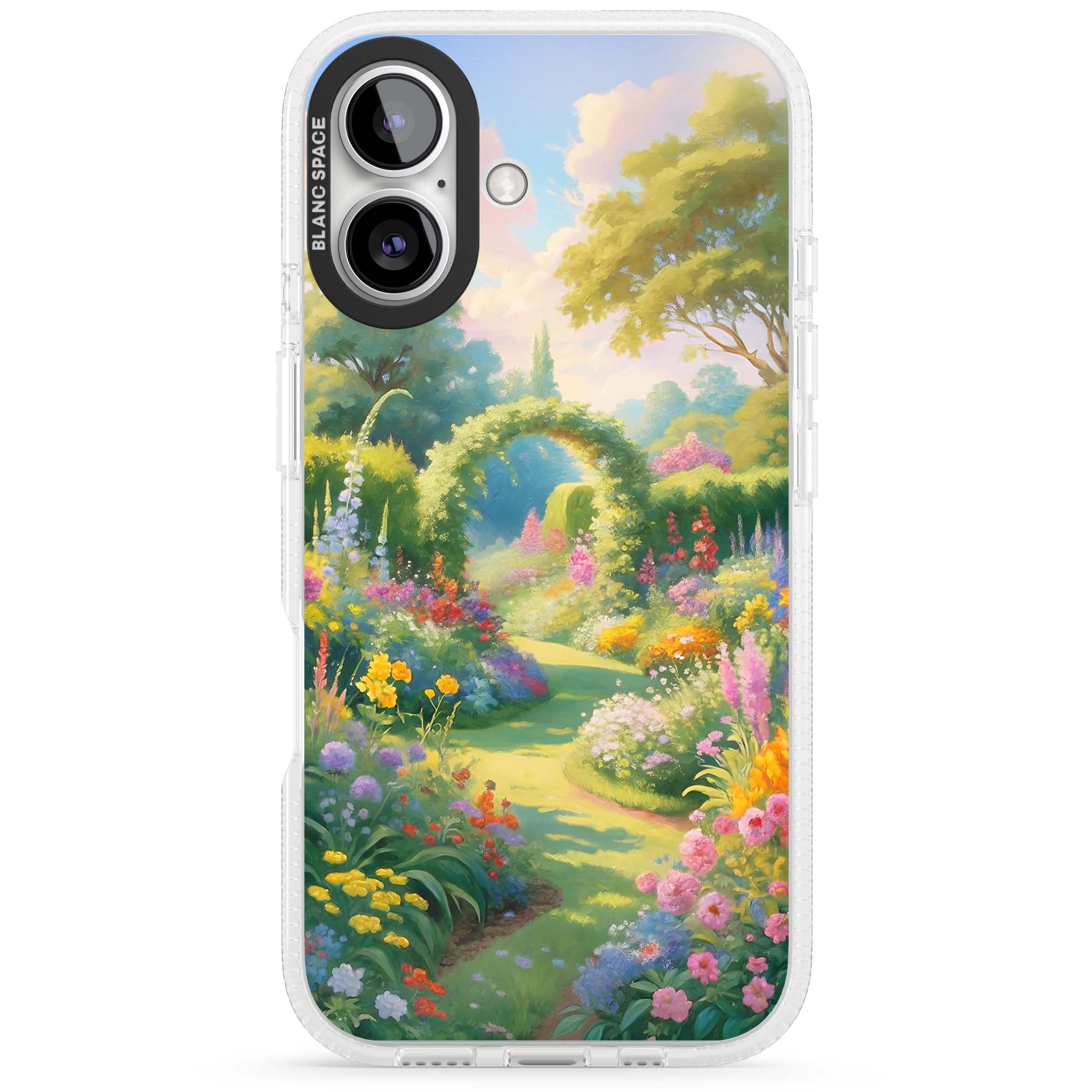 The Painter's Garden floral iPhone case | Clear Case Impact Air case for iPhone 16, iPhone 16 Plus