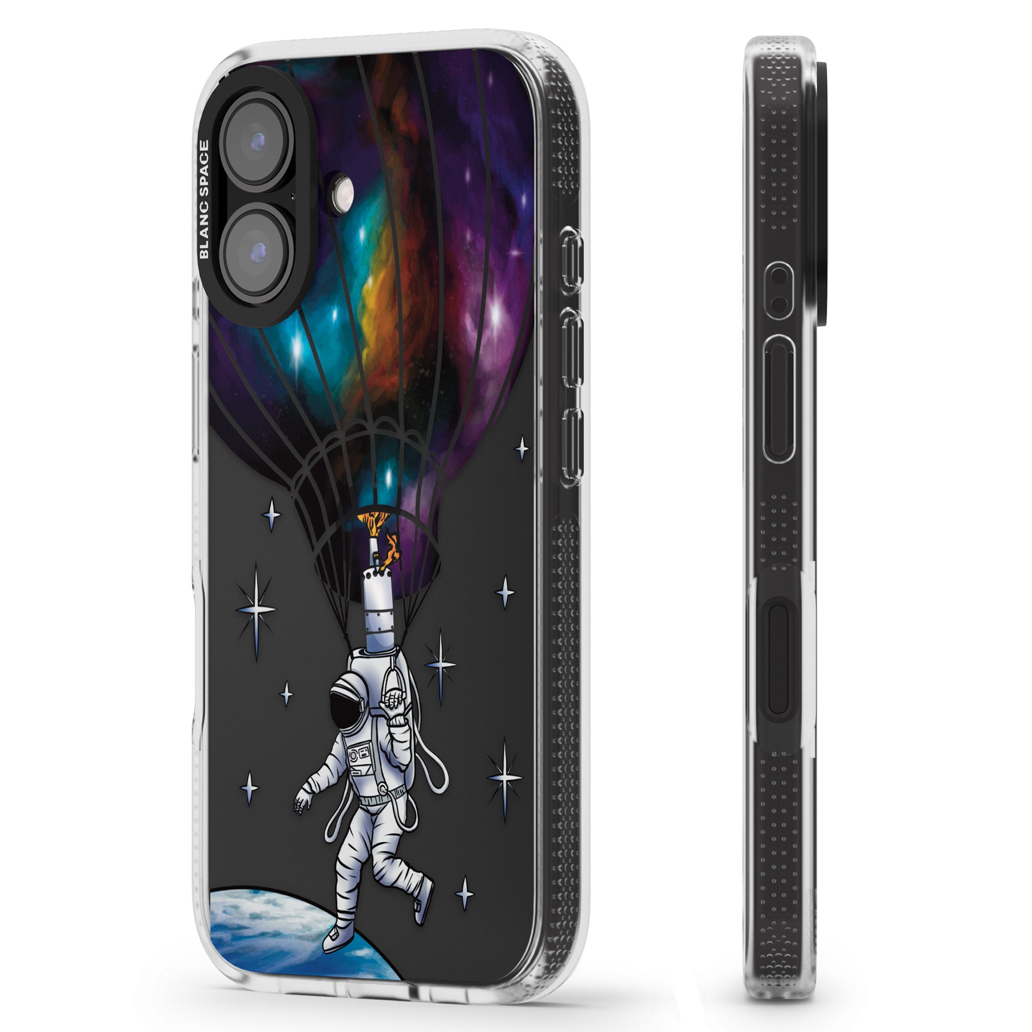 Solo Odyssey iPhone 16 / 16 Plus Clear Case Impact Air - Blanc Space