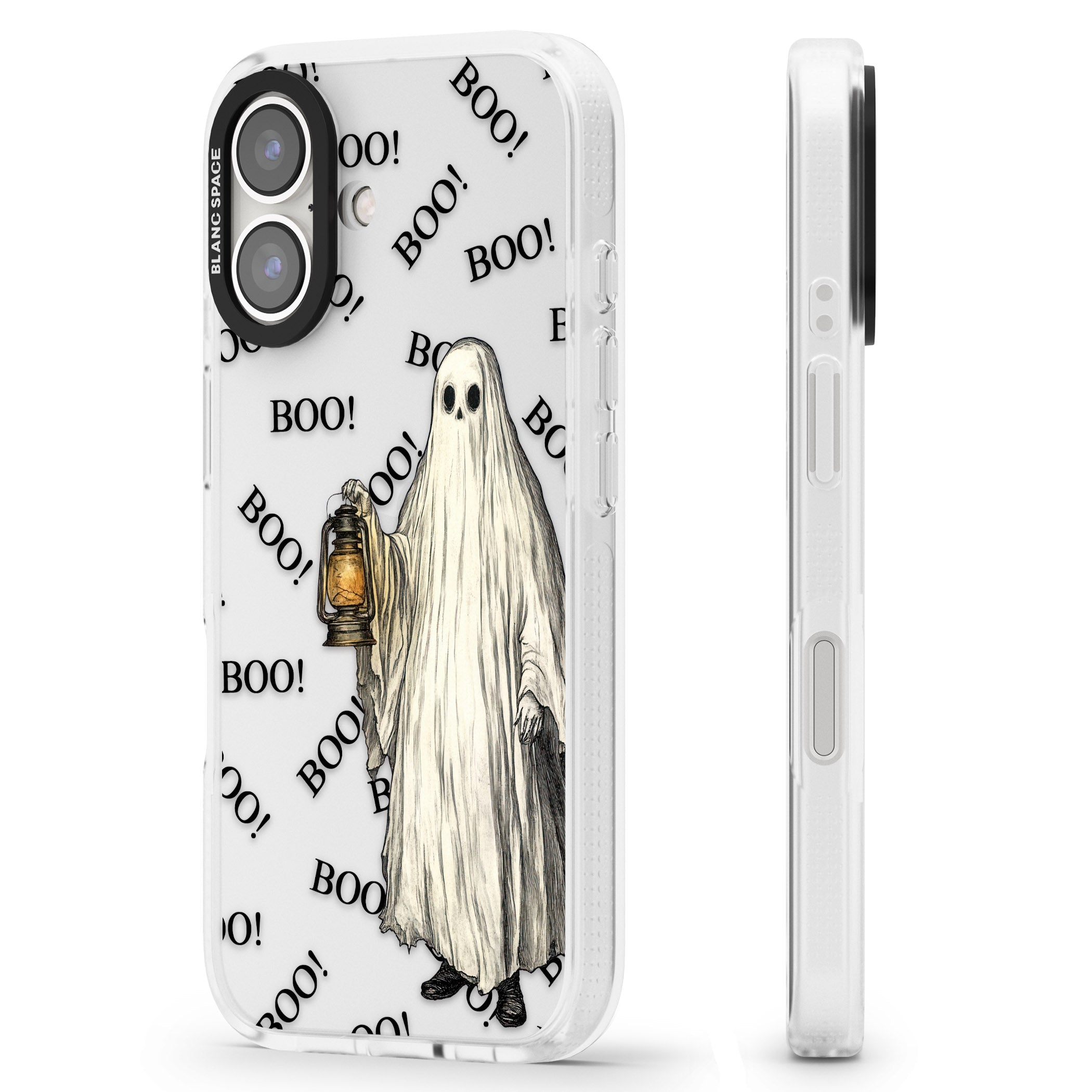 Light the Way iPhone 16 / 16 Plus Clear Case Impact Air - Blanc Space