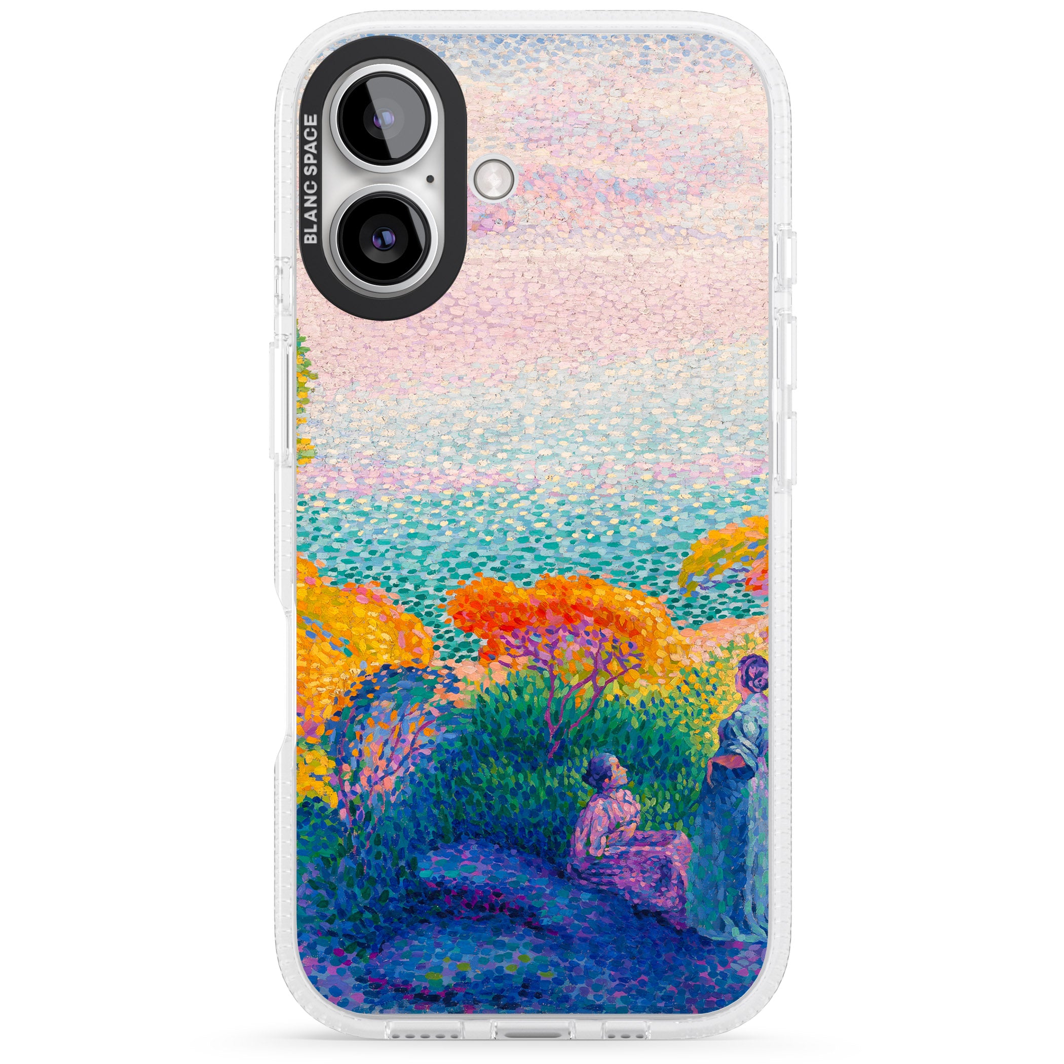 Meadow Lake iPhone 16 / 16 Plus Clear Case Impact Air - Blanc Space