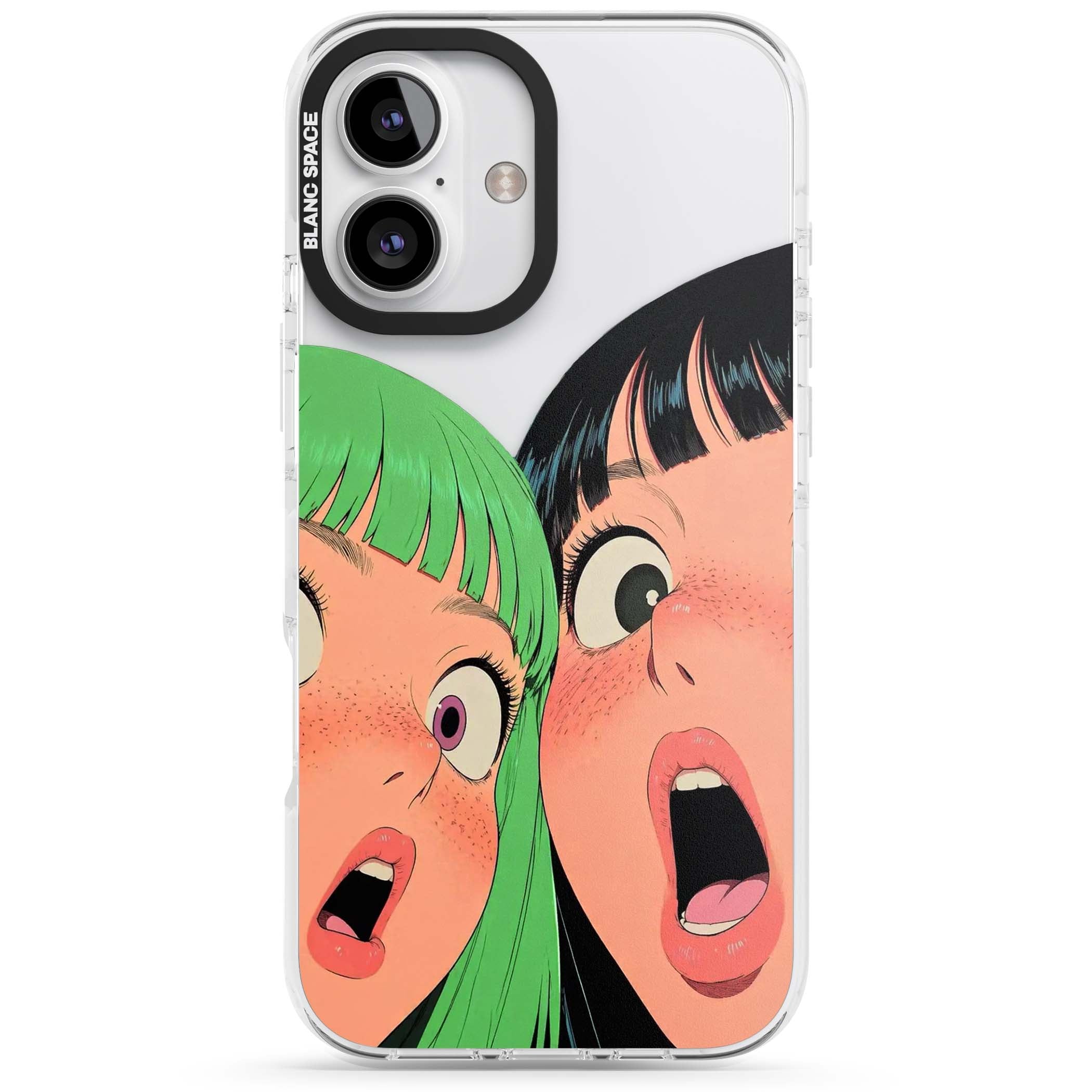 Gasp for her iPhone case | Clear Impact case for iPhone 16, iPhone 16 Plus