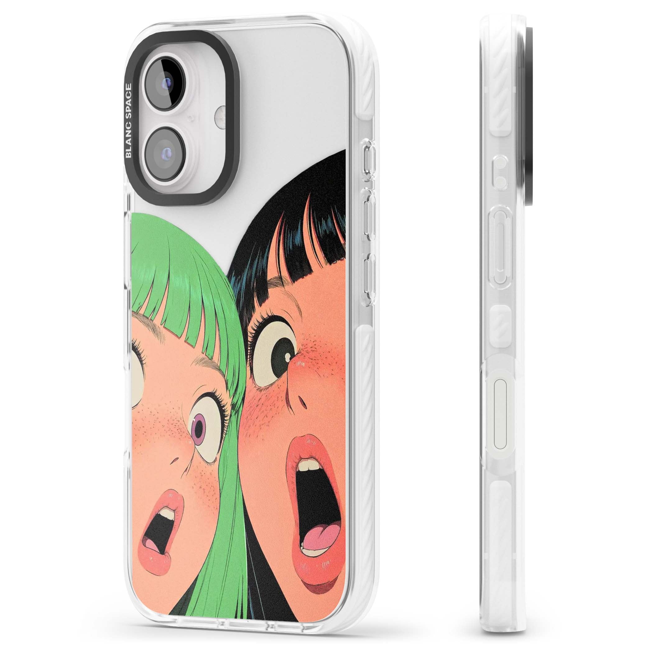 Gasp for her iPhone case | Clear Impact case for iPhone 16, iPhone 16 Plus