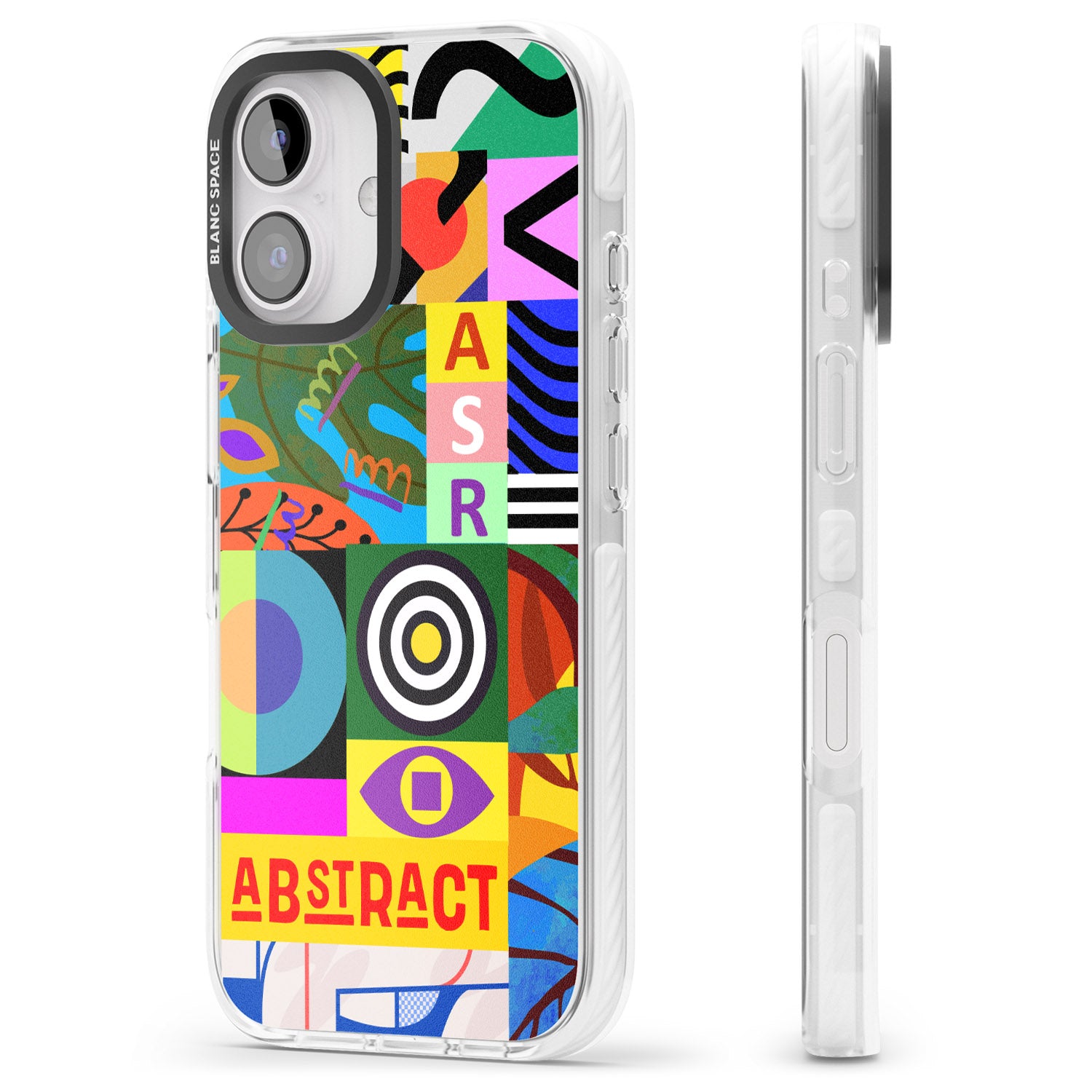 iPhone 16 Pro Max Patchwork Black Impact Phone Case