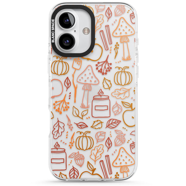 Autumn Line Pattern