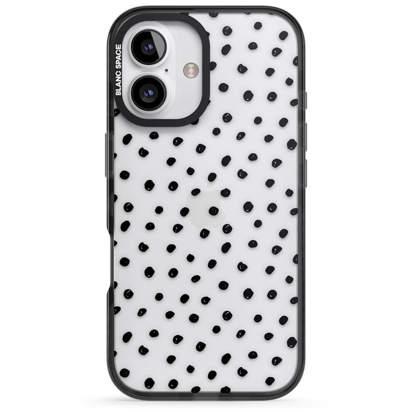 Messy Black Dot Pattern