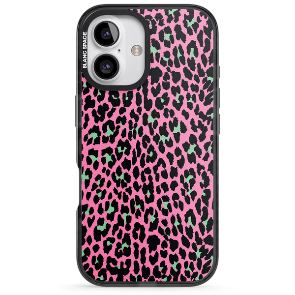 Pink & Green Leopard