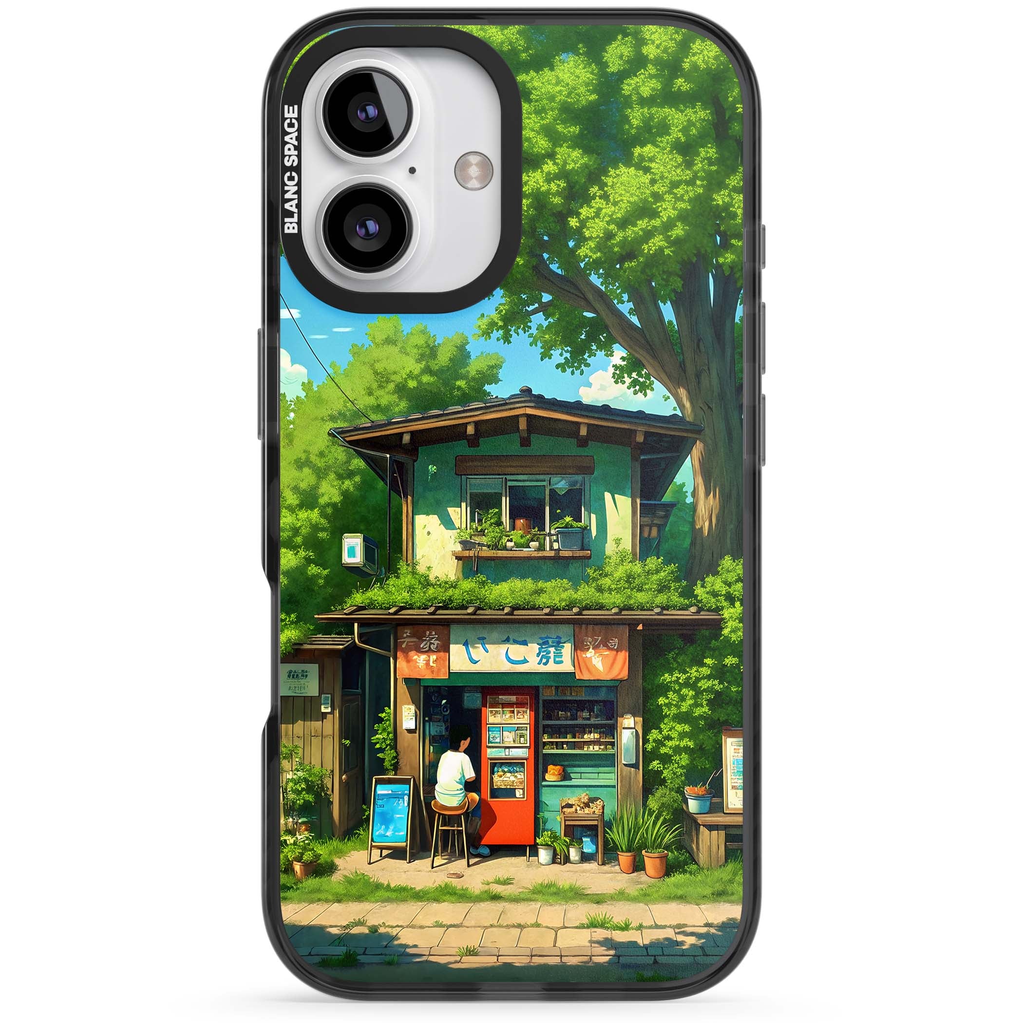 Countryside Kiosk for her iPhone case | Black Impact case for iPhone 16, iPhone 16 Plus