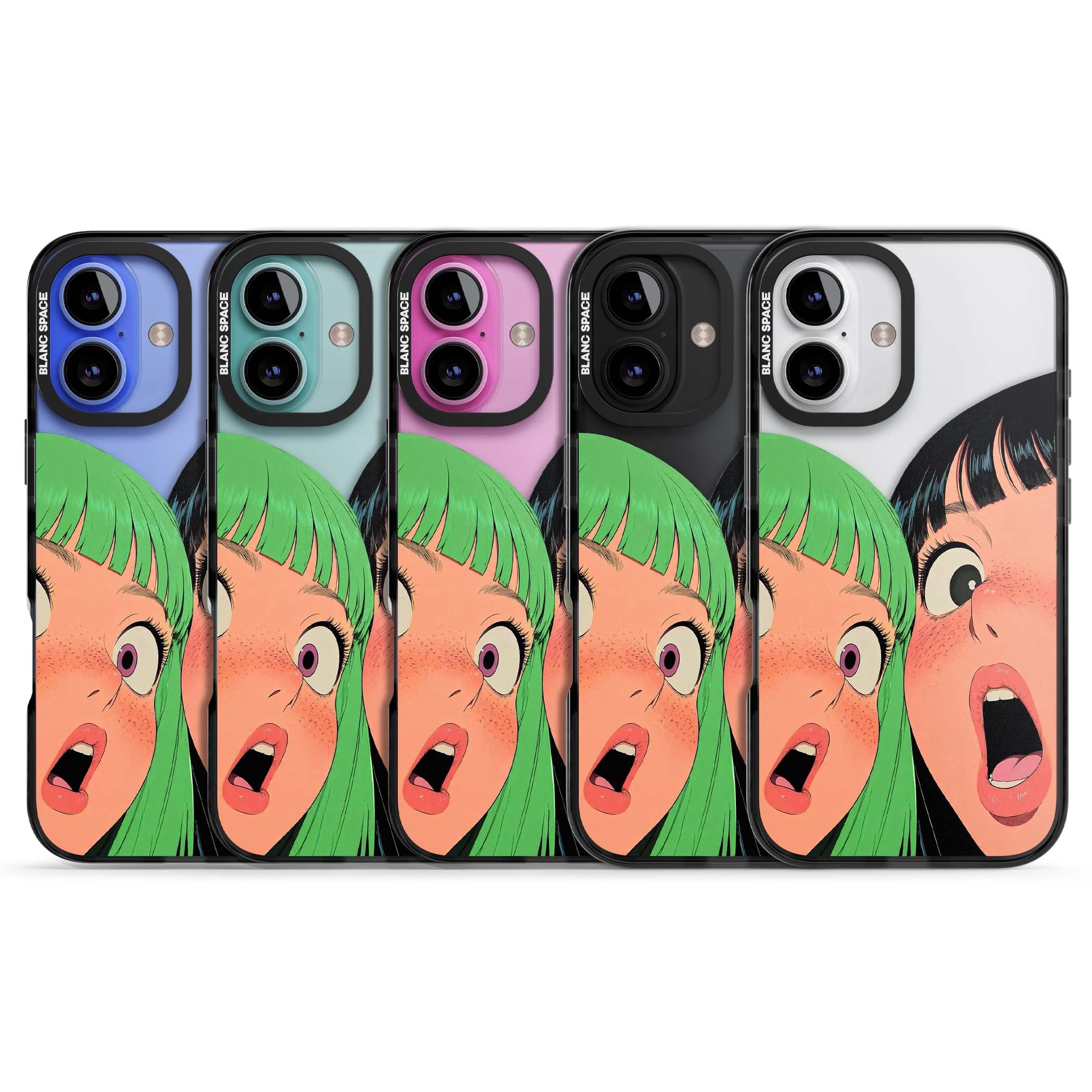Gasp for her iPhone case | Black Impact case for iPhone 16, iPhone 16 Plus
