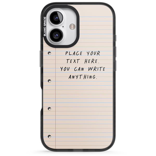 Personalised Lined Paper
