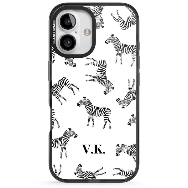 Personalised Monochrome Zebra