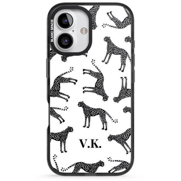 Personalised Monochrome Cheetahs