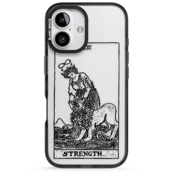 Personalised Strength Tarot Card (Clear)