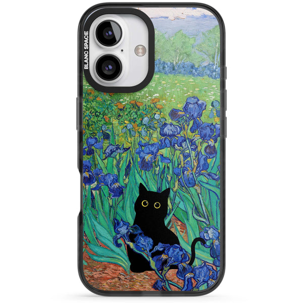 Cat in Van Gogh's Irises