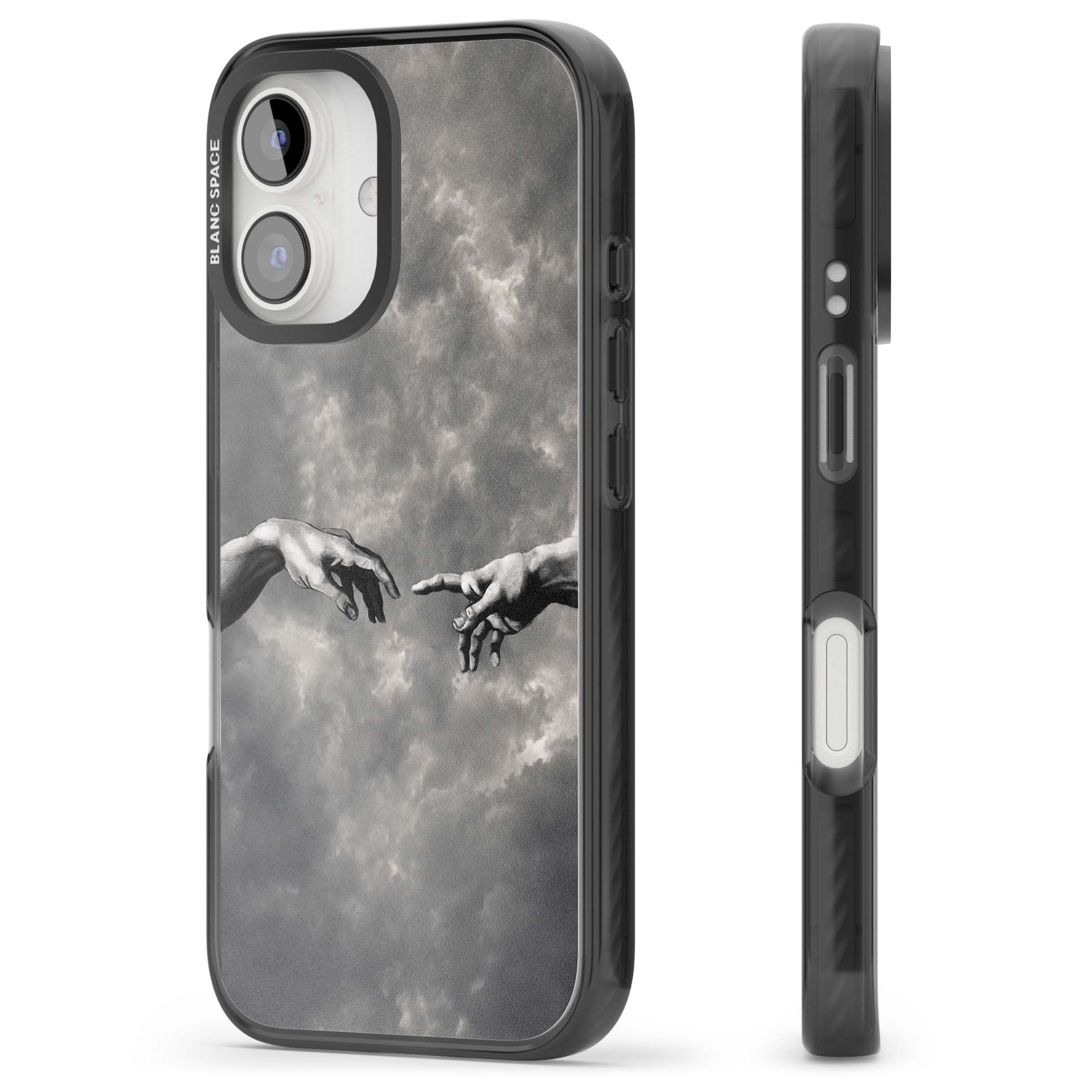Creation art iPhone case | Black Impact case for iPhone 16, iPhone 16 Plus