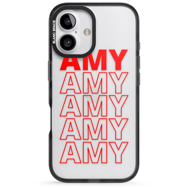 Personalised Bold Name Repeat