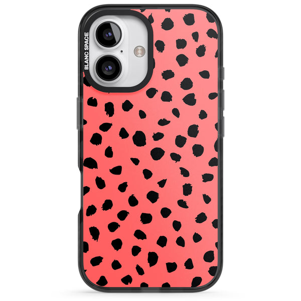 Black Dalmatian Spots On Coral