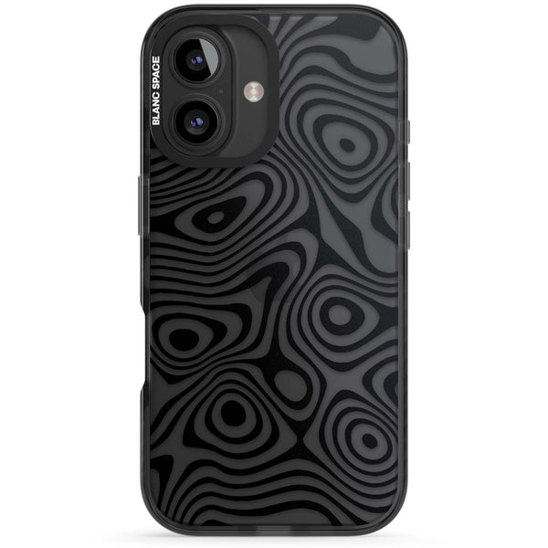 Dark Topographic Map