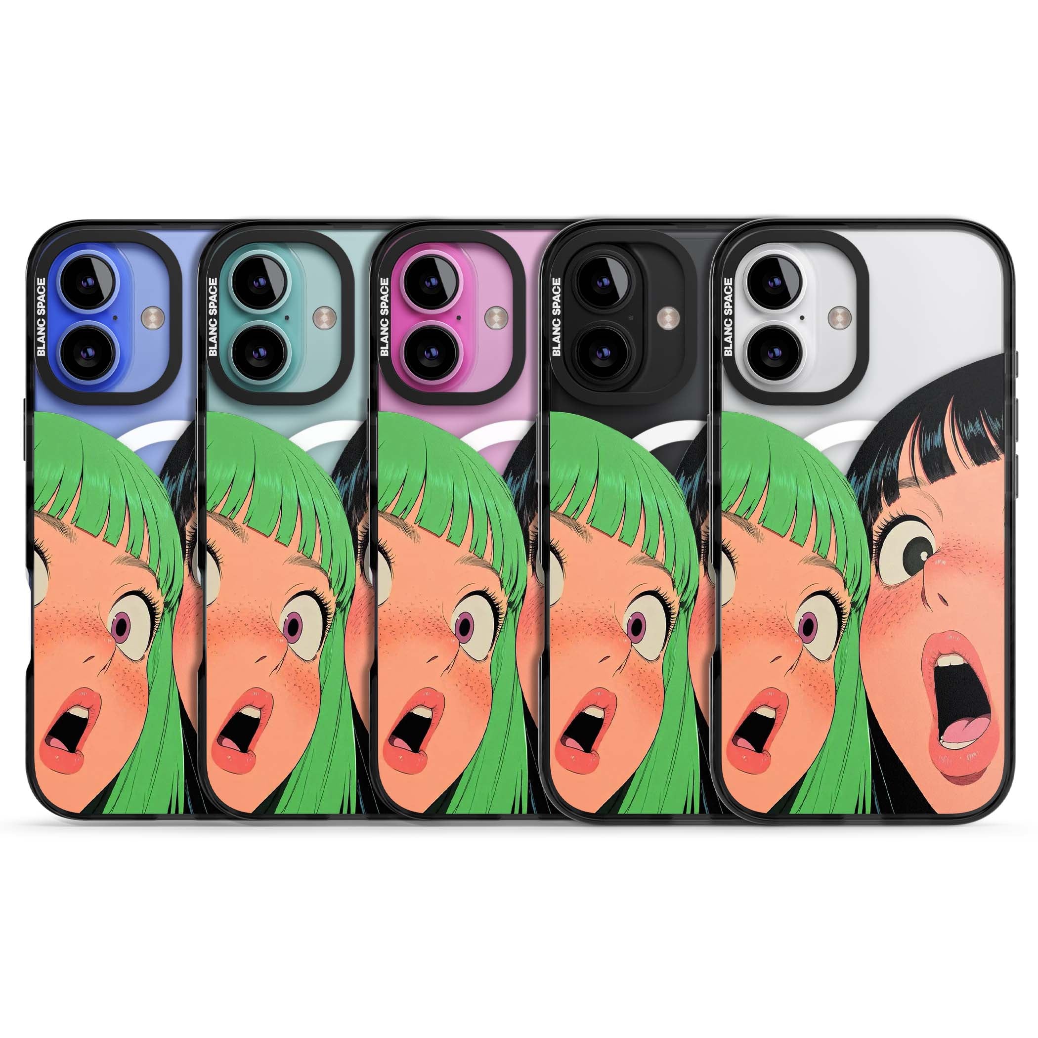 Gasp for her iPhone case | Black Impact Magsafe case for iPhone 16, iPhone 16 Plus