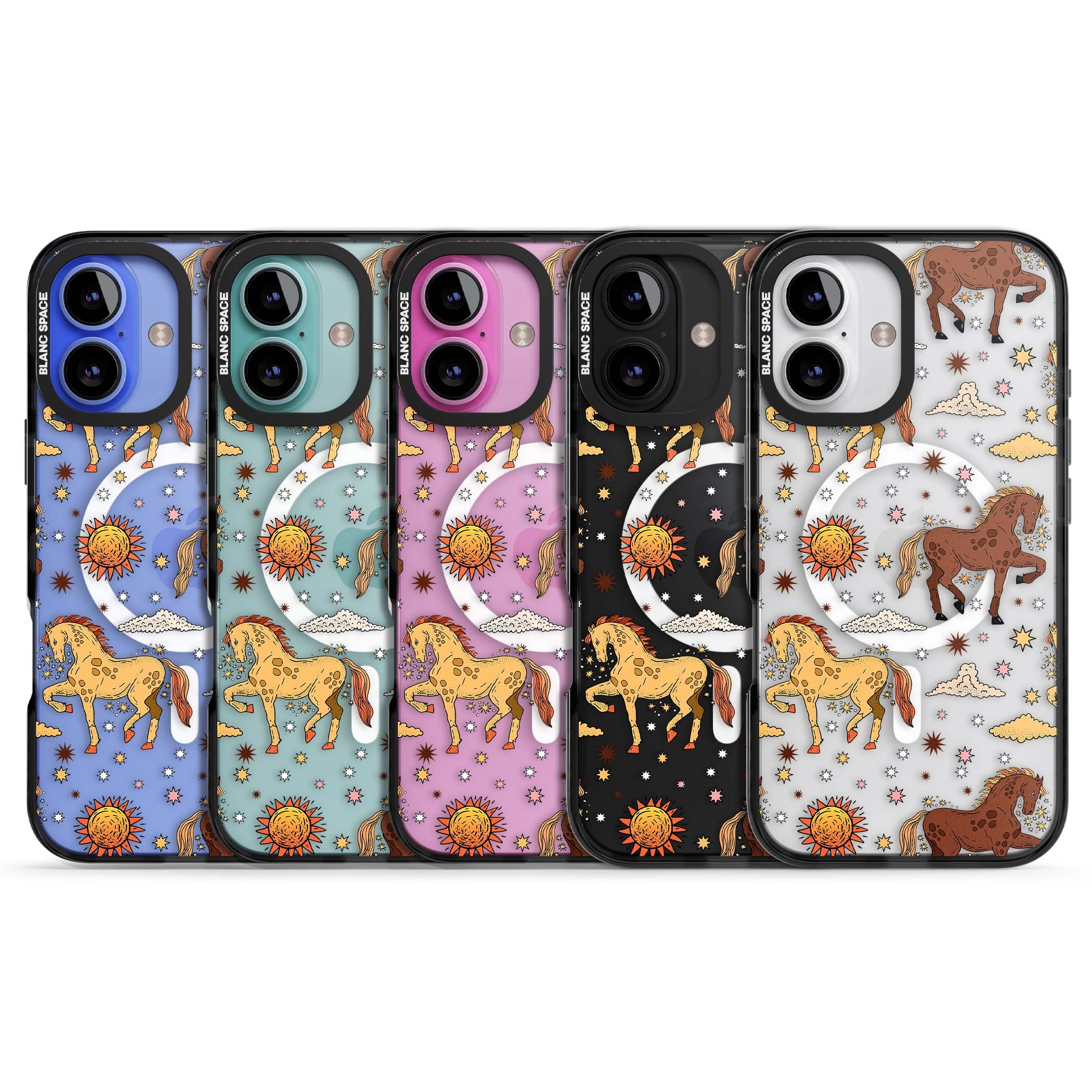 Elevate Your Phone'S Style With This Boho Celestial Sun & Eye Phone Case, Featuring A Mystical Blend Of Suns, All-Seeing Eyes, Butterflies, Stars, And