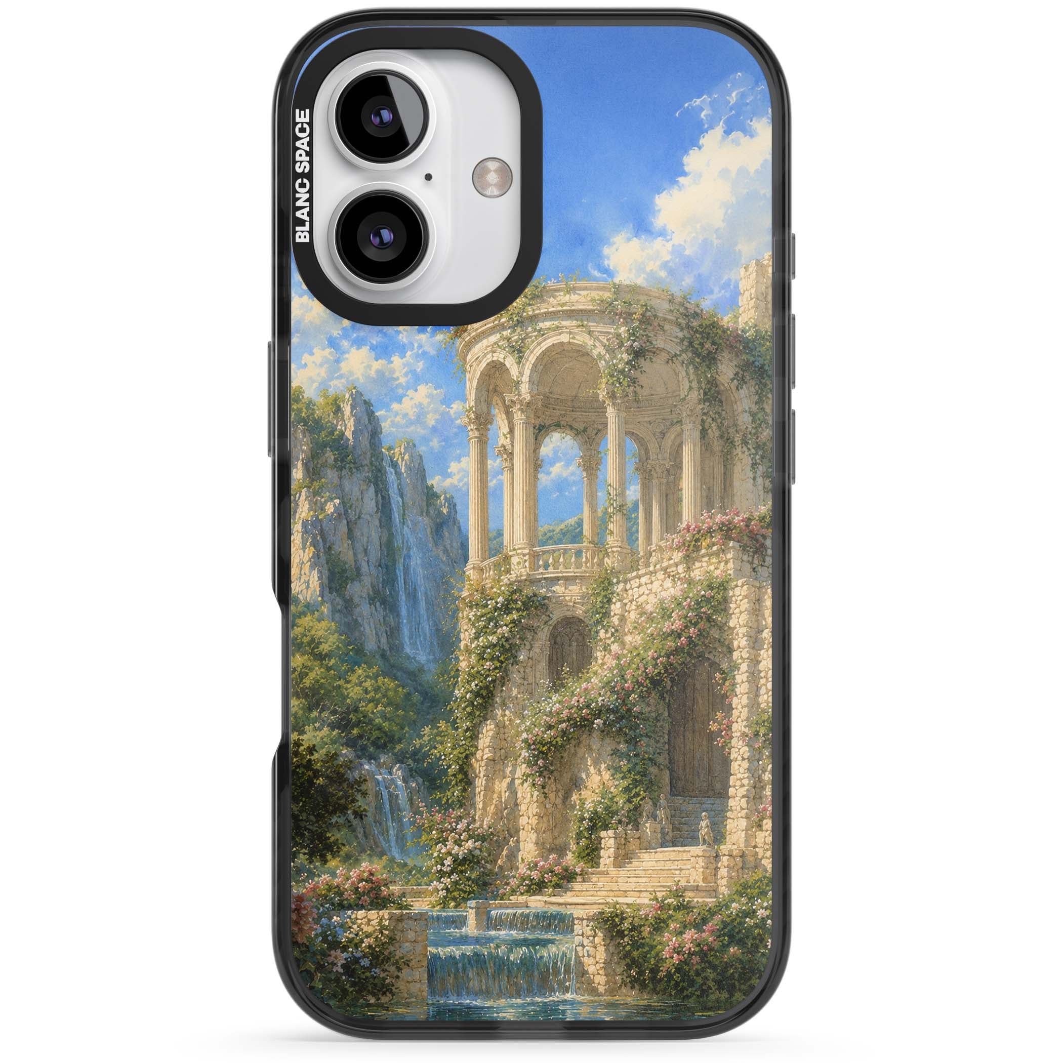 Palace Pavilion fairycore iPhone case | Black Impact Magsafe case for iPhone 16, iPhone 16 Plus