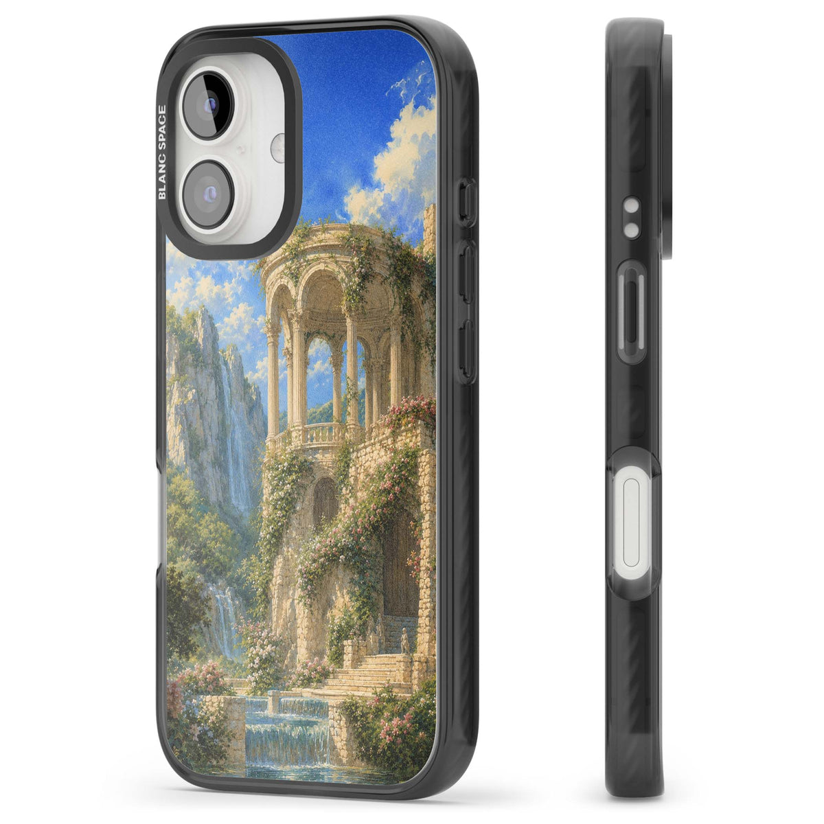Palace Pavilion fairycore iPhone case | Black Impact Magsafe case for iPhone 16, iPhone 16 Plus