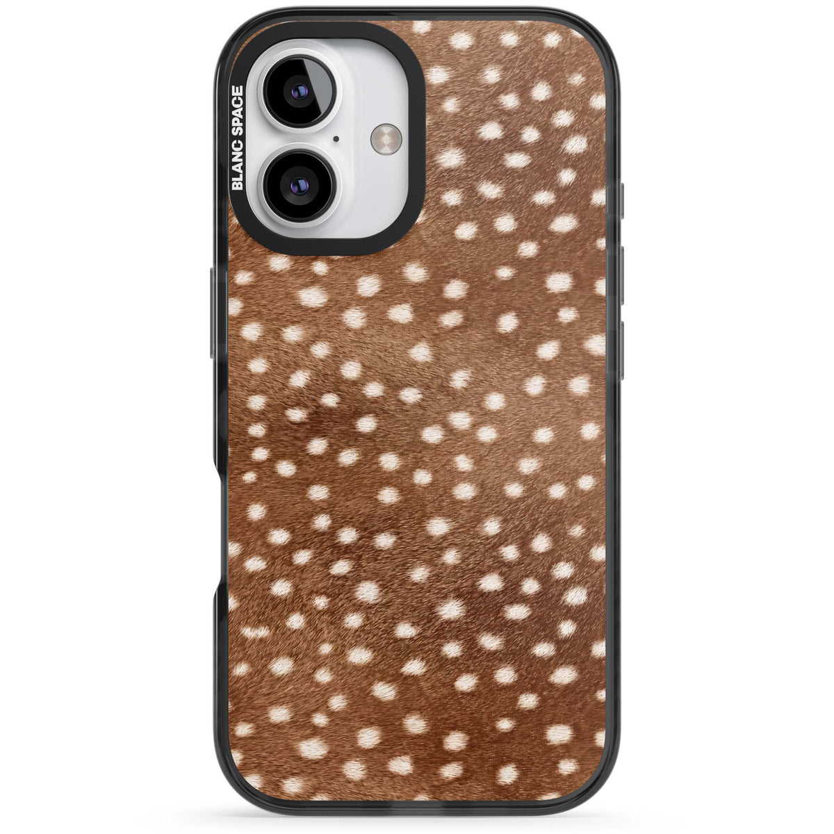 Deer Print animals iPhone case | Black Impact Magsafe case for iPhone 16, iPhone 16 Plus