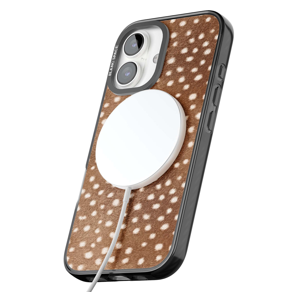 Deer Print animals iPhone case | Black Impact Magsafe case for iPhone 16, iPhone 16 Plus