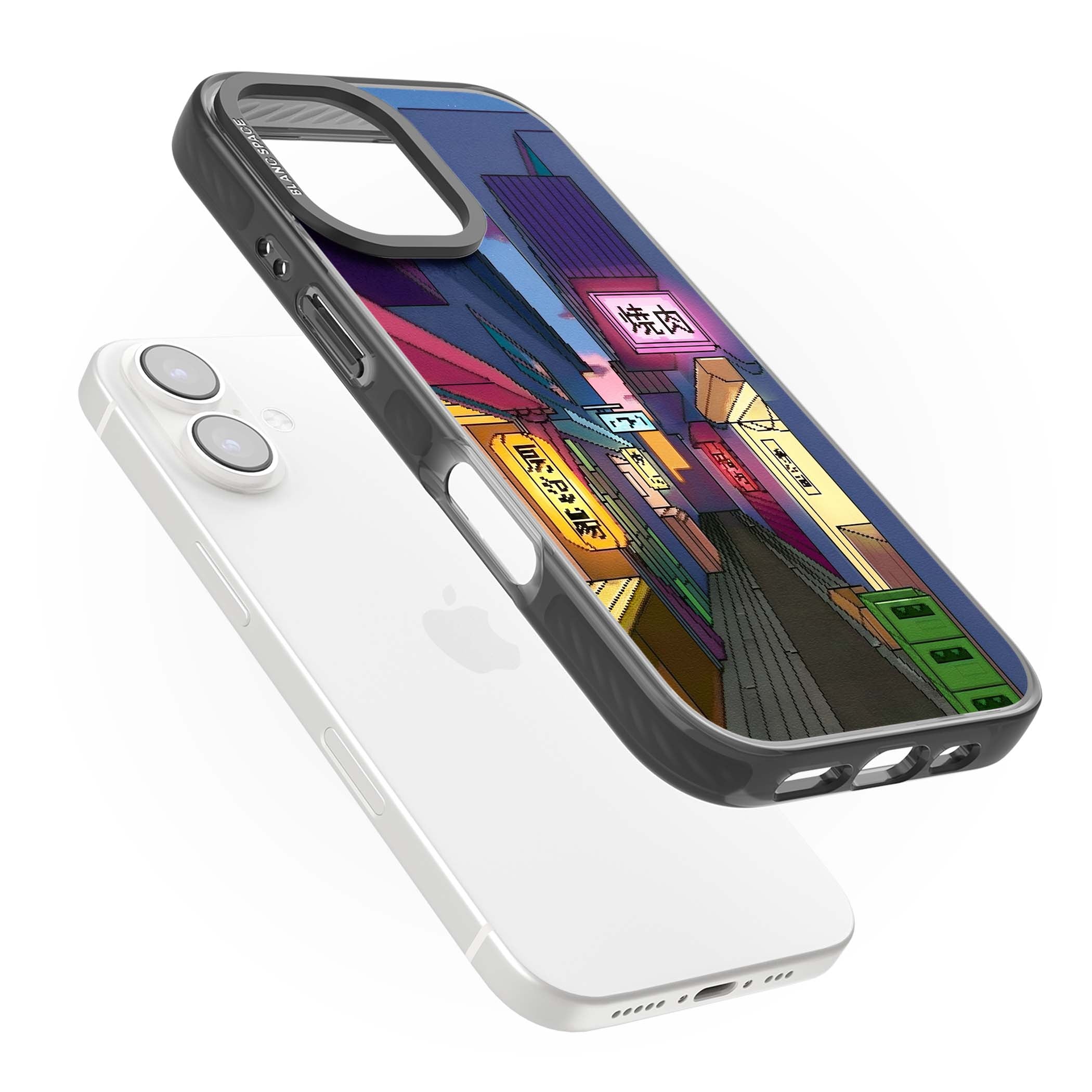 Nights In The Yokocho for him iPhone case | Black Impact Magsafe case for iPhone 16, iPhone 16 Plus