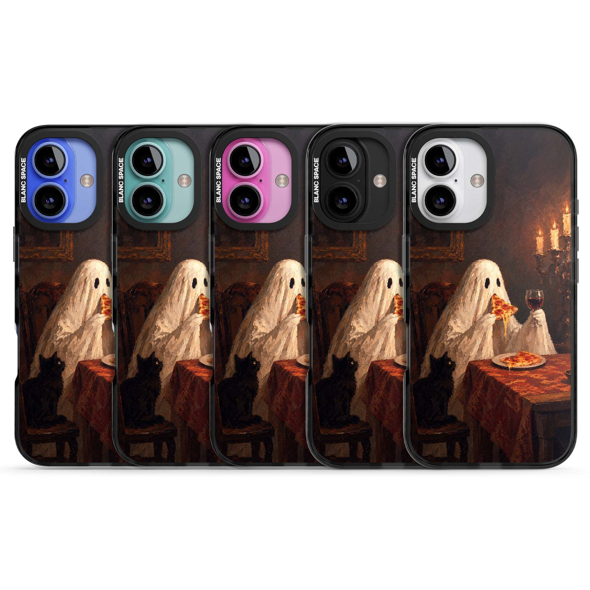 Lonely Night In art iPhone case | Black Impact Magsafe case for iPhone 16, iPhone 16 Plus