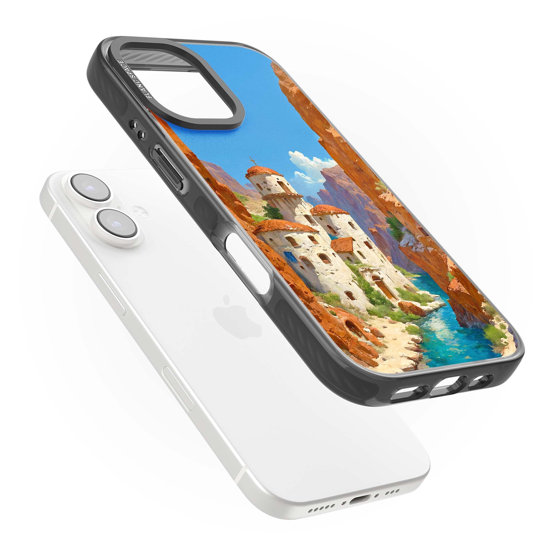 Canyon Haven for her iPhone case | Black Impact Magsafe case for iPhone 16, iPhone 16 Plus