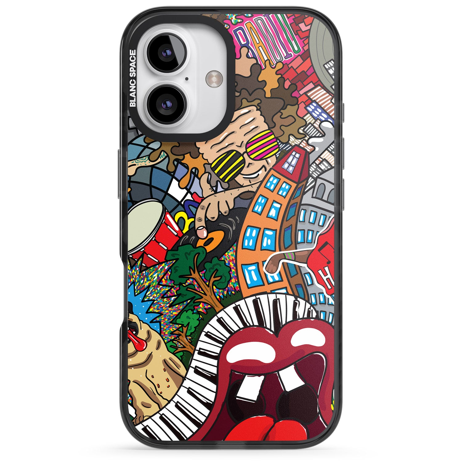 iPhone 16 Pro Max Noise Complaint Black Impact Phone Case