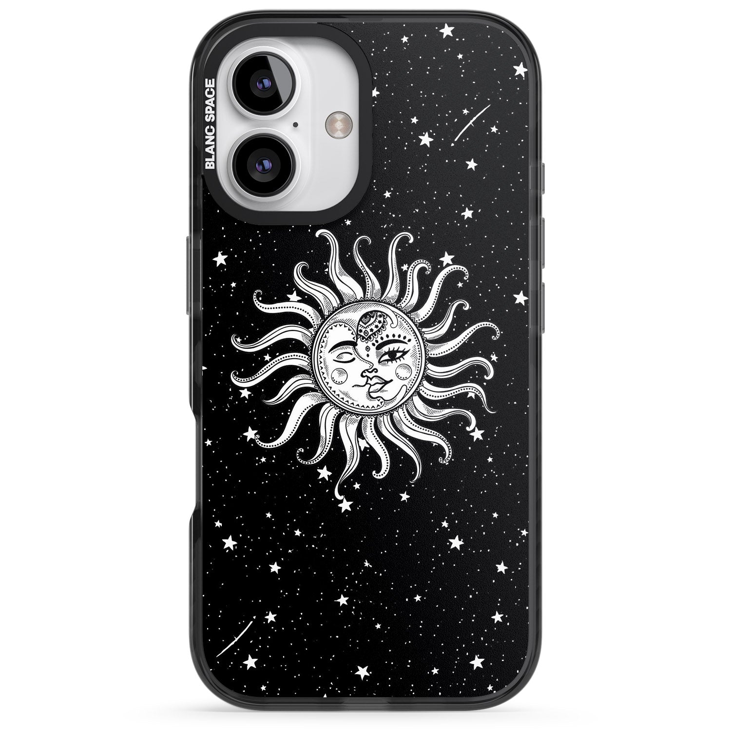 iPhone 16 Pro Max Mystic Sun Moon Black Impact Phone Case