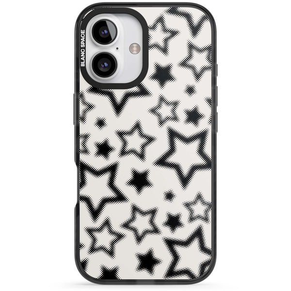 Black Halftone Stars