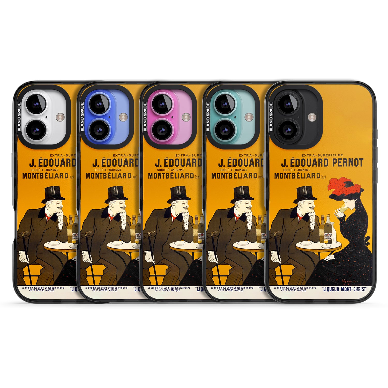 iPhone 16 Pro Max Absinthe, J.Edouard Pernot Poster Black Impact Phone Case