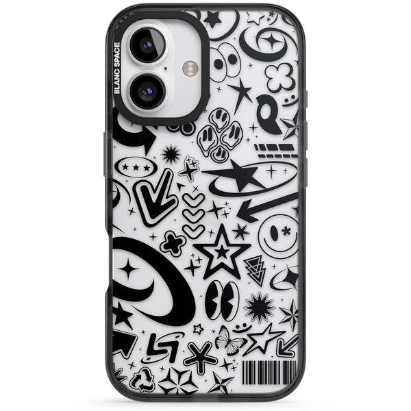 Black Y2K Pattern