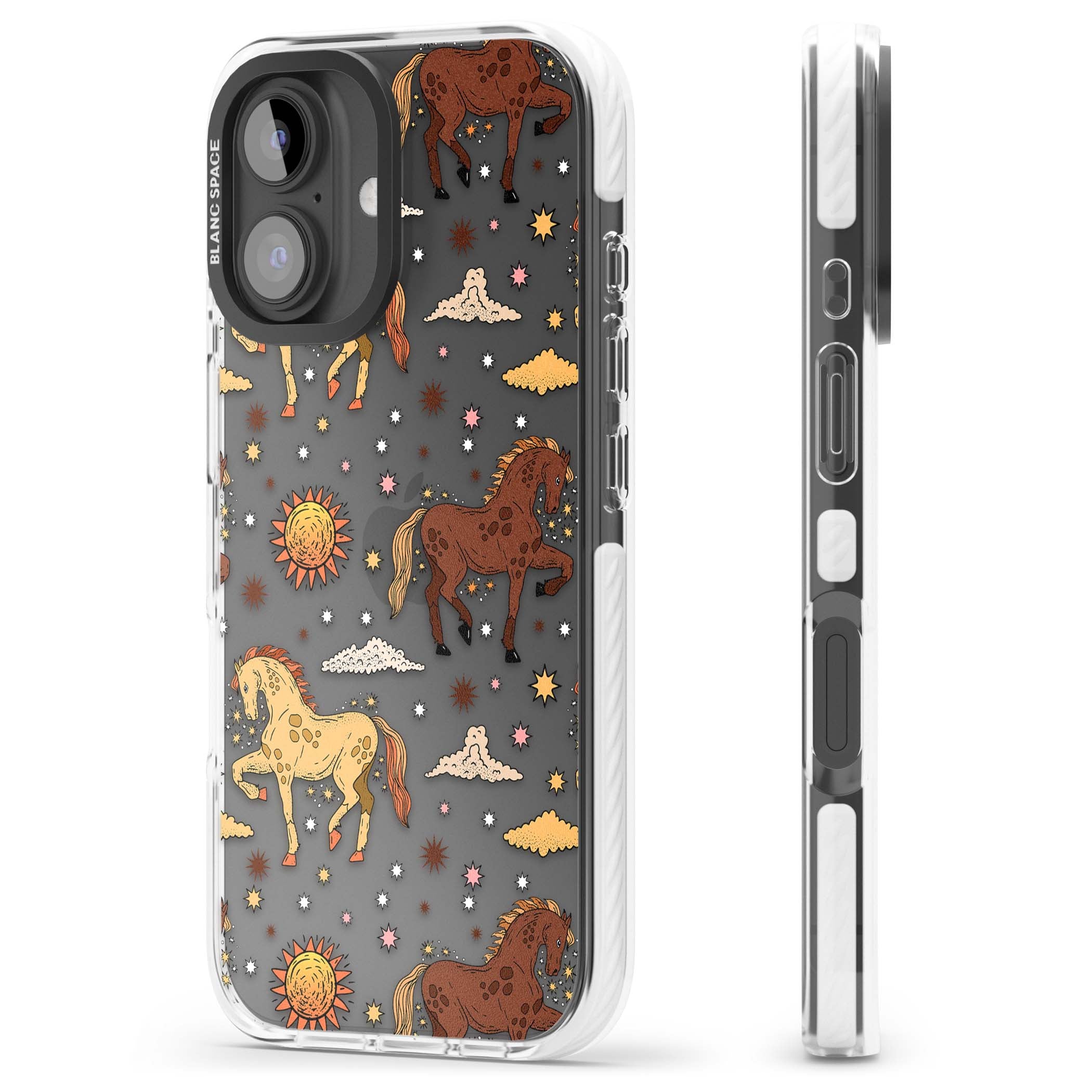 Elevate Your Phone'S Style With This Boho Celestial Sun & Eye Phone Case, Featuring A Mystical Blend Of Suns, All-Seeing Eyes, Butterflies, Stars, And