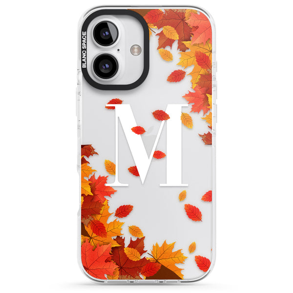 Personalised Autumn Leaves Monogram
