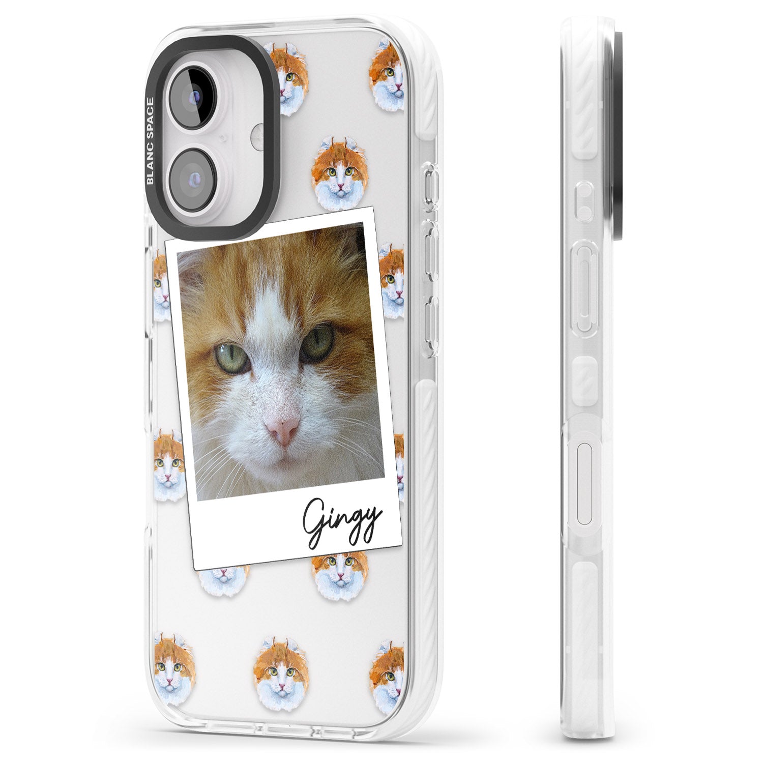 iPhone 16 Pro Max Personalised American Curl Photo Black Impact Phone Case