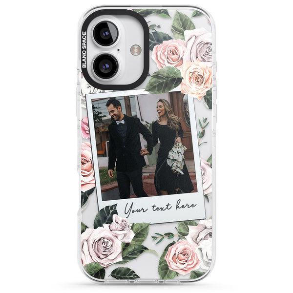 Personalised Floral Polaroid