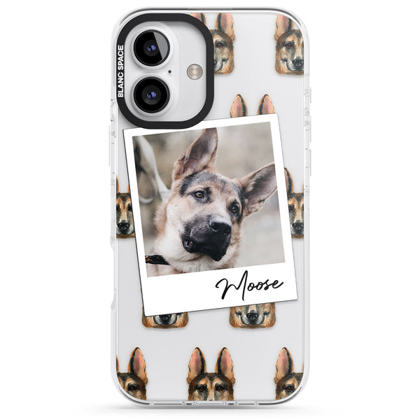 Personalised German Shepherd Instant Camera Photo