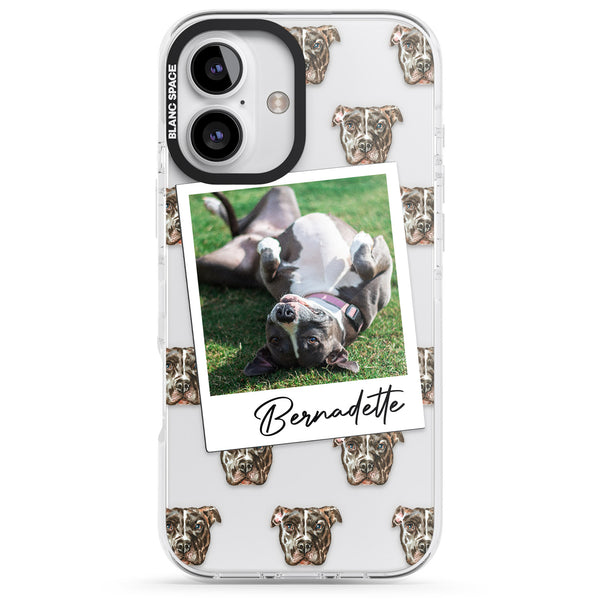 Personalised Staffordshire Bull Terrier Instant Camera Photo
