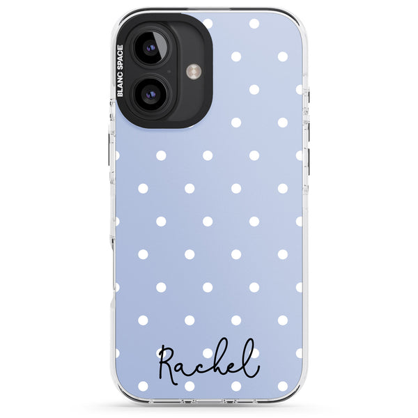 Personalised Powder Blue Dots