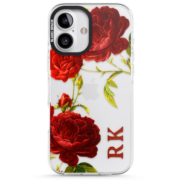 Personalised Red Roses
