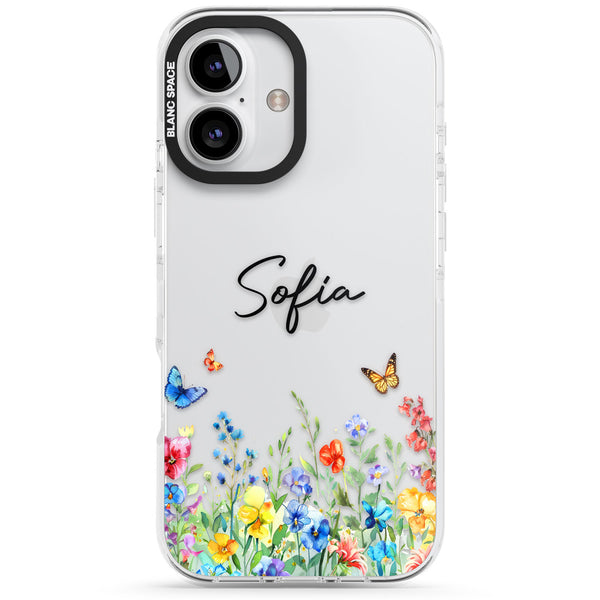 Personalised Buterflies Wildflowers