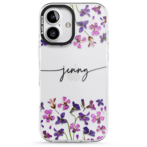 Personalised Purple Wildflowers