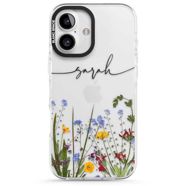 Personalised Wildflower Script