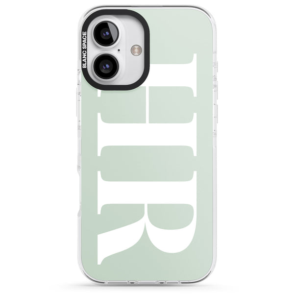 Personalised White & Seafoam Letters
