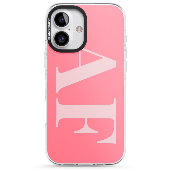 Personalised Light & Dark Pink Letters